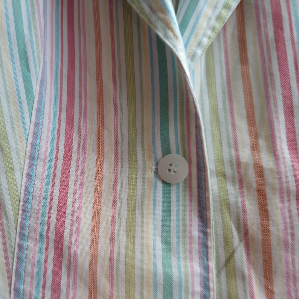 Talbot Striped Stretch Button Jacket Size 4 - Picture 4 of 8